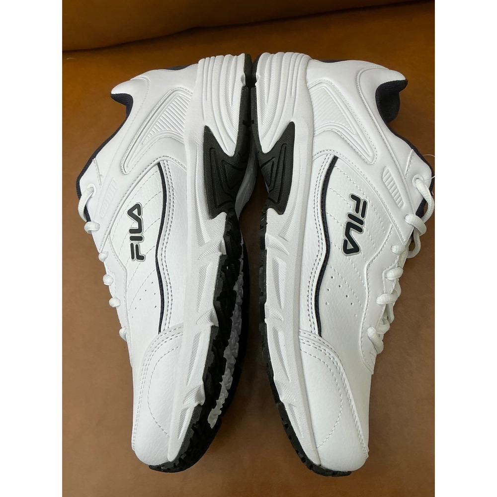 Fila Memory Sportland Sneakers Mens Size 9 White New Wide 4E Training Shoes - Picture 6 of 10